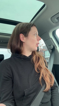 Kanadisches hottie kommt in die fahrt durch!