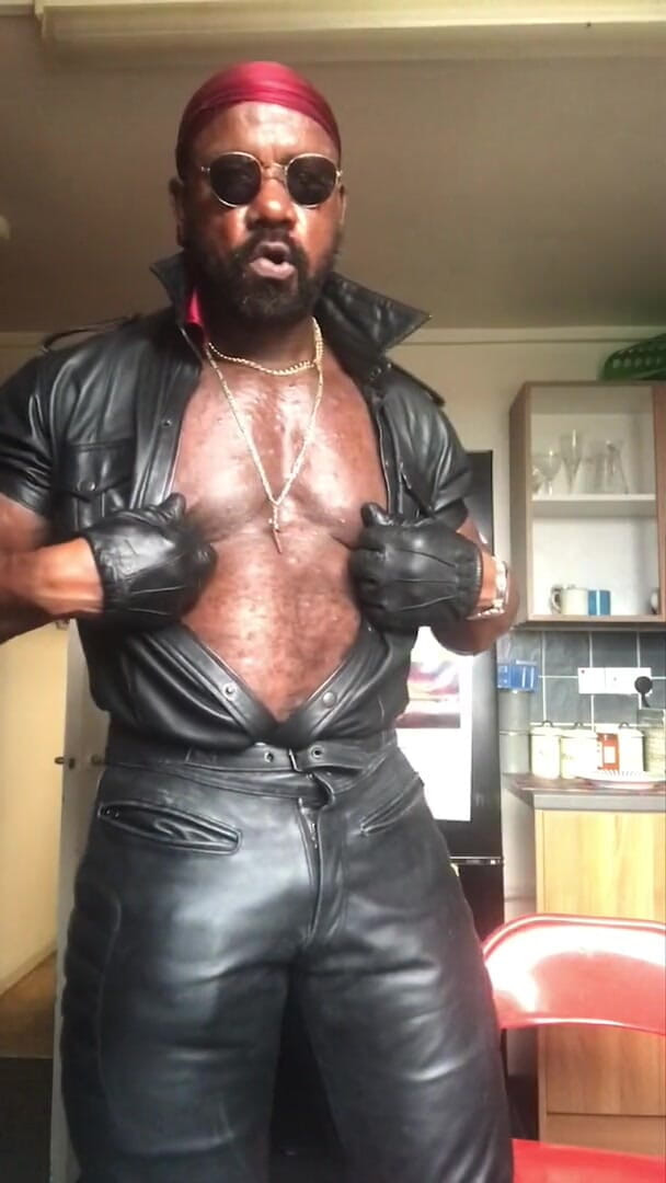 Brodyjayrichardson: Black smoking muscle Stepdaddy nipple play