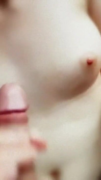 Cum on Her Teenytitts
