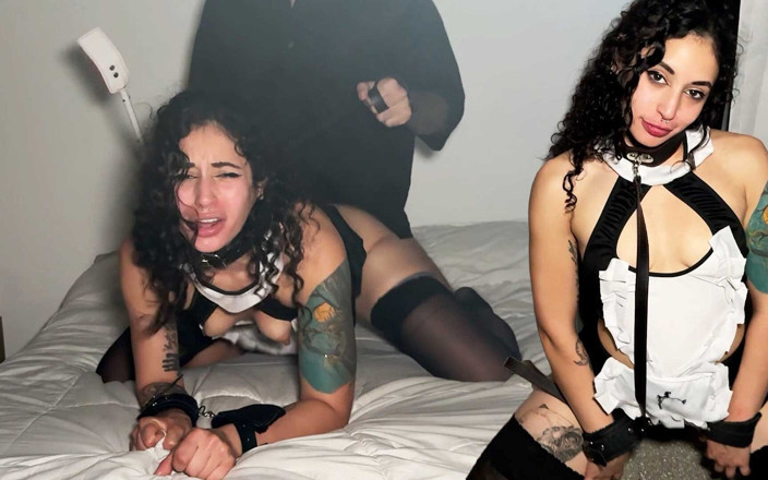 Shady Sluts: Menajera supusă este sfâșiată și împinsă la limită de șefa ei!