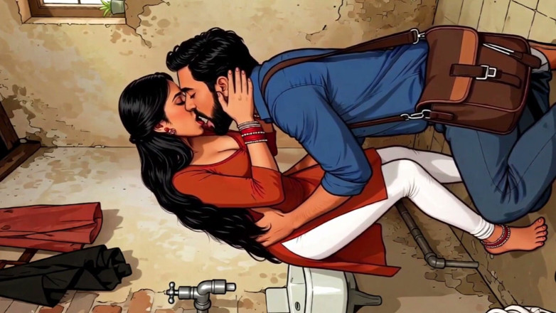 Aipornhub: Hintli kadın tesisatçıyla gizli seks yapıyor çizgi film ai