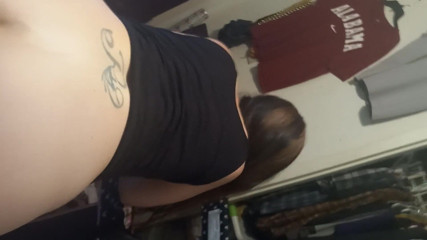 Big Red and her Pretty Kitty: Rough masturbation for red the town cum dumpster