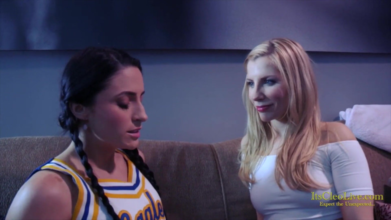 Cleo: Cleo and Ashley Fires use a nice hard cock!!