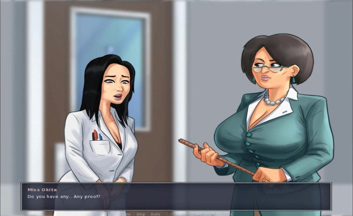 Hentai World: Summertime saga - wissenschaftslehrerin und ihr muschi-gürtel