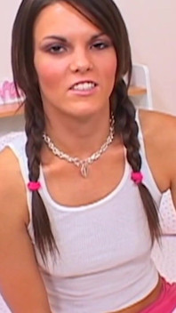 A Teen with Piggy Tales Is Getting Naughty on the Casting for the Hardcore Banging.