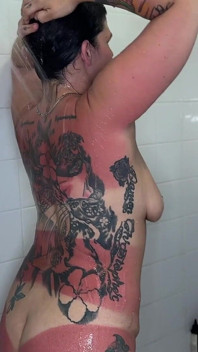 Prepare-se com a Sereia !! Alongamento e imagens do chuveiro!