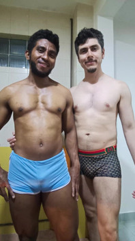 Gay Couple - Clothes to Naked