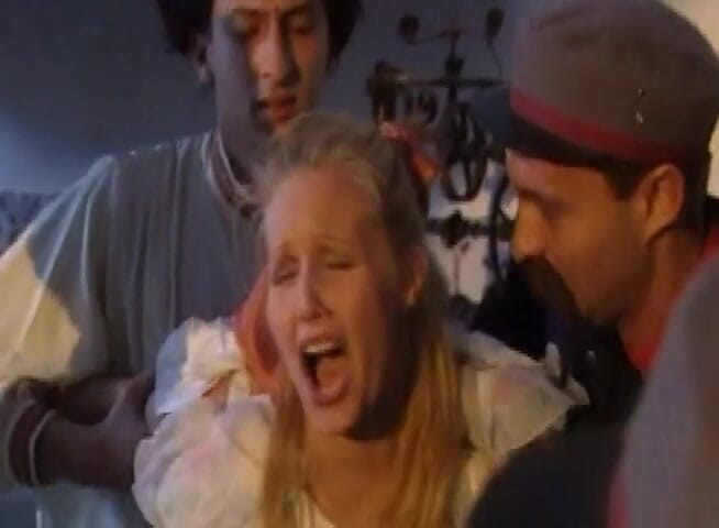 Cock Fest: Blonde hottie used by many men