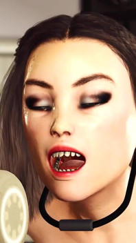 Hardcore w Powściągach z Krasnoludzka. Młoda cycata mankietowa brunetka zostaje związana i pochłonięta