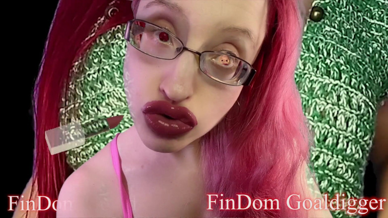 FinDom Goaldigger: Trasformazione del rossetto