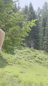 Alpine Pissing with Dirty Tina