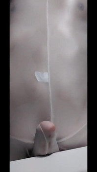 Working My Soaked Body in a Tight Suit I End up Rubbing Myself with Everything