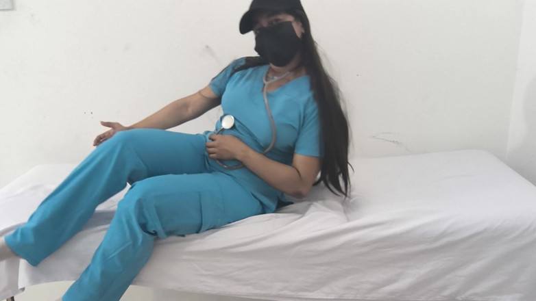 PATY PATY: Big Ass Busty Nurse Masturbates Her Juicy Pussy in Hospital,...