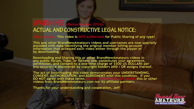 Brand New Amateurs: BrandNewAmateur - Beautiful Kylie gets naked and sucks cock for fake...