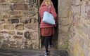 Bikergirl_97: Erster Outdoorfick Des Jahres an Burgruine