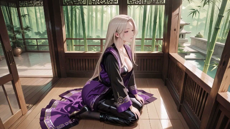 Tay Swift X: Blonde Queen in Purple Court Uniform! Lazy on the Throne,...