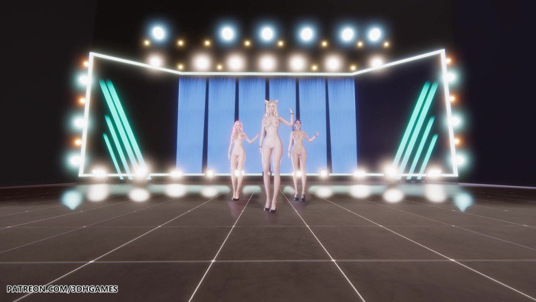 3D-Hentai Games: [mmd] dvakrát - Talk That Talk Ahri Seraphine Kaisa Sexy Striptýz...