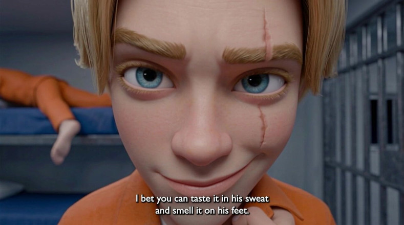Harpo godofsecrets: Twink Gets to Strip and Whorship Feet in Prison