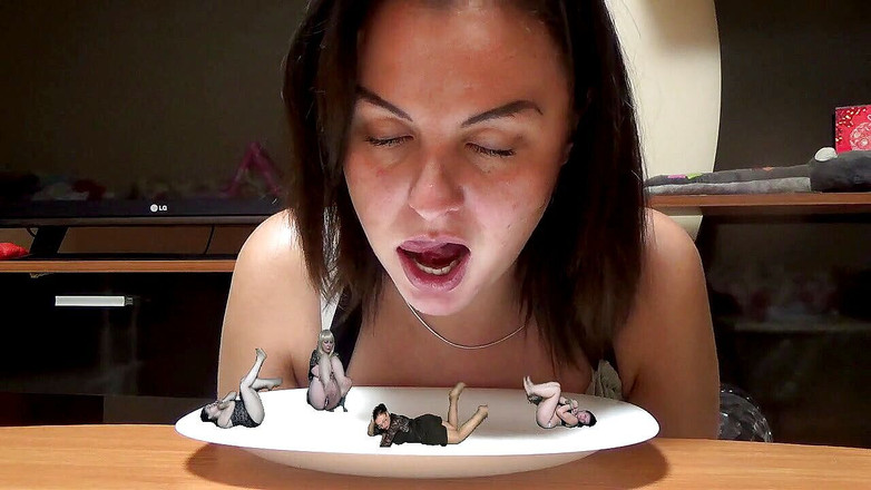 Goddess Misha Goldy: 我要吃4个女孩妈的美味！