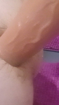Sloppy big dildo anal with lots of gaping