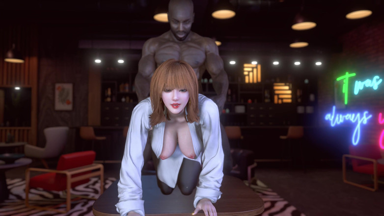 Why fuck so hard: 3D blonde slet rijpe milf gaat vreemd met grote zwarte...