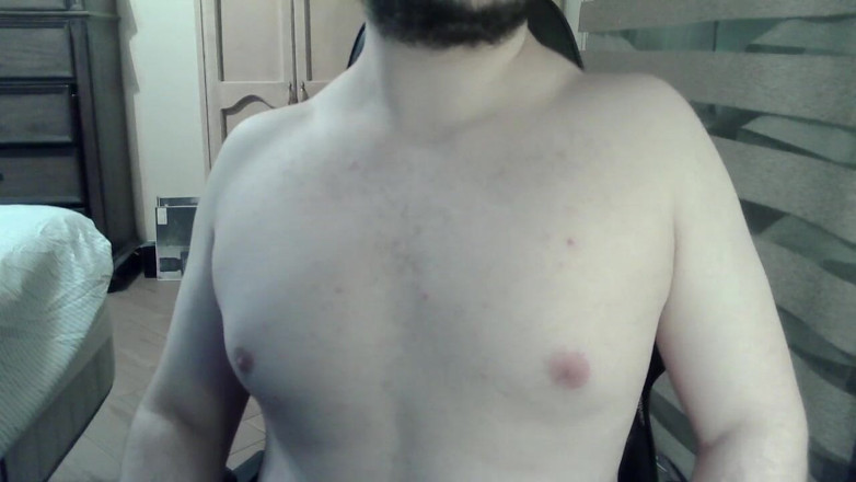 Himbo_Fox: Muscular Jock Flexes His Muscles on Can