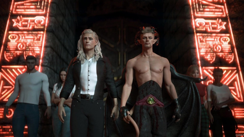 3D Cartoon Porn: Seven Realms 48 - Atlas utěšuje Leyala &amp; Kali Po bitvě
