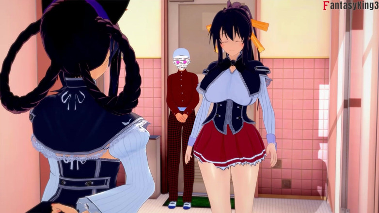 Fantasy king: Saya hampir mengongkek cikgu Rossweisse tetapi akhirnya menetap blowjob dari...