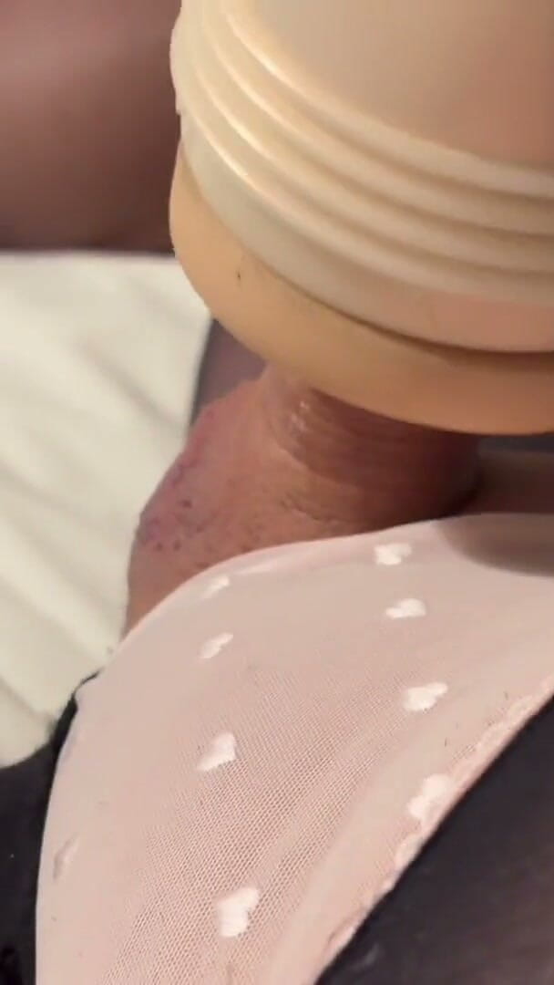 The fleshlight Queen: Fleshlight Fuck in Panties and Black Pantyhose