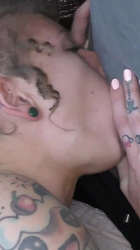 German Teen with Dreadlocks Squirts After Getting Fucked