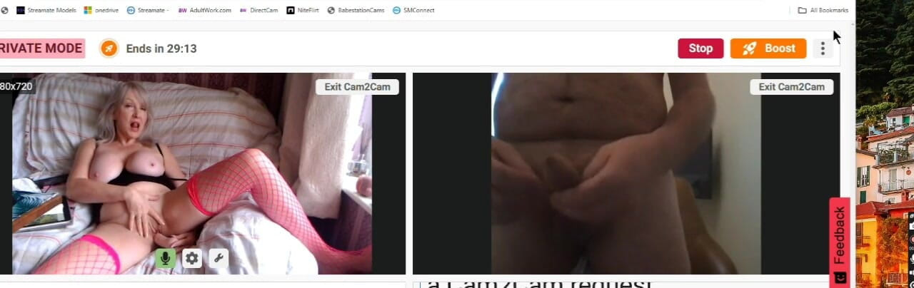 British Cougar: Cam to Cam He Makes Me Cum