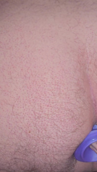 4K Anal Dildo Play and Ride with Cum Shot and Gape View