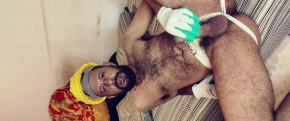 Stink HairyMale: Dildo ssie noc