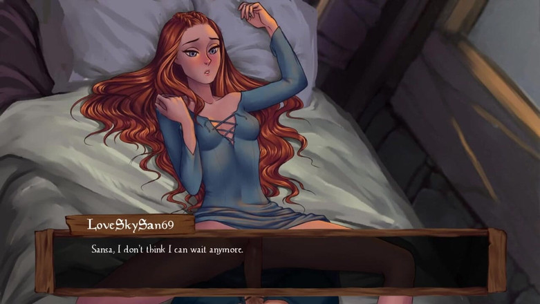 LoveSkySan69Real: Spel van gekreun fluistert van de muur - deel 20 Sansa door...