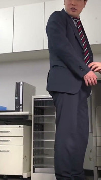 Female Office Worker in Black Pantyhose - Cut1