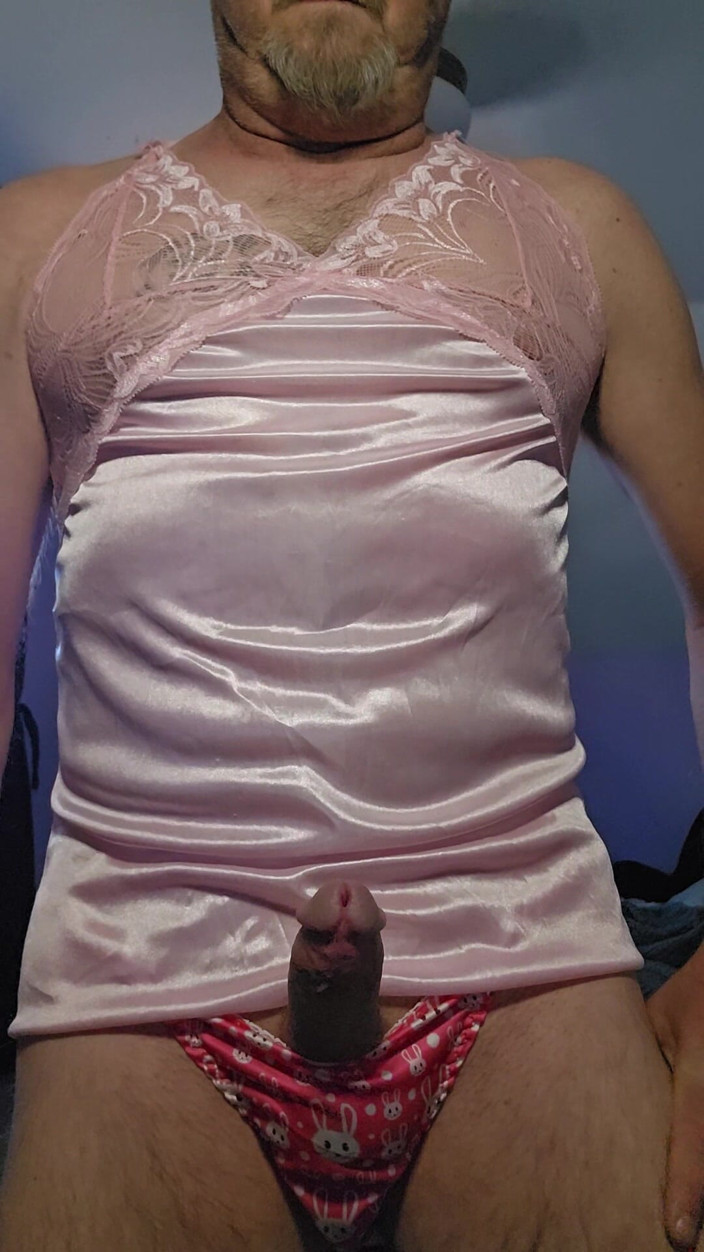 Fantasies in Lingerie: Pink Satin Bunny Seluar dalam