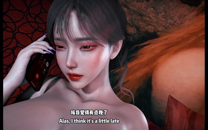 X Hentai: Неверная жена с большими сиськами трахает большой член - 3D анимация