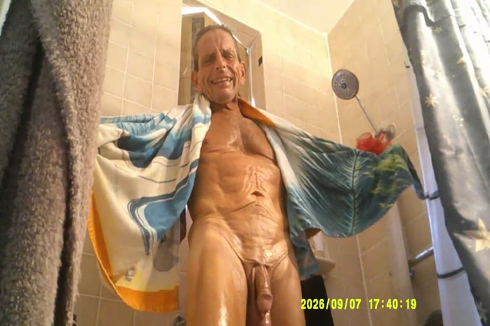 COBRA CRAIG: 9-7-2026 Cobra Craigs 2nd Shower After Mowing the Yard. 64 and I...
