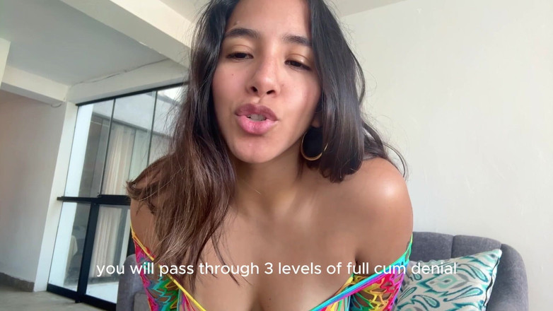 Goddess Alexa femdom: वीर्य इनकार गुलाम प्रशिक्षण लंड हिलाने के निर्देश