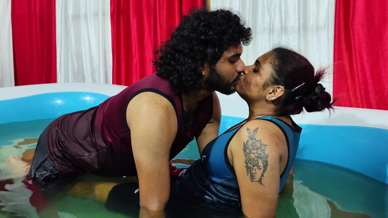 Vaigavarun45: Pool Romance with Lip Lock
