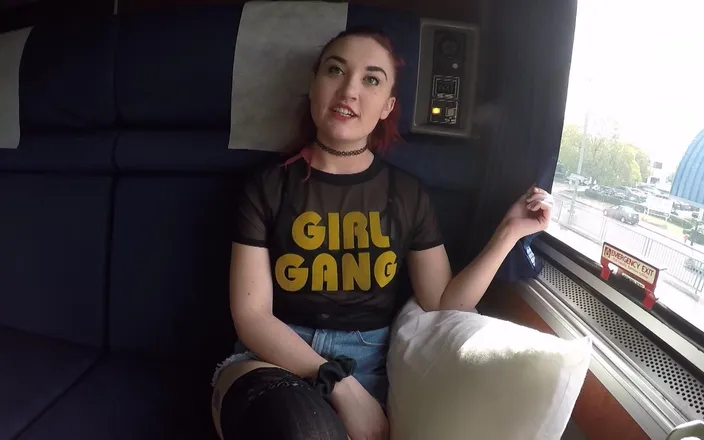 Hefburg: Got fucked on a train!