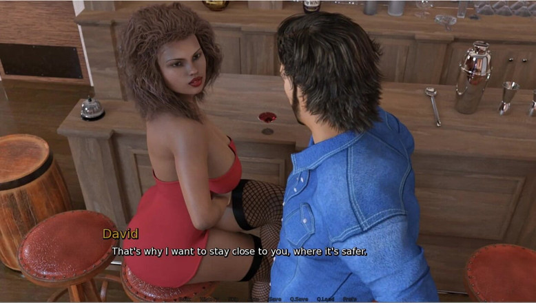 XXX Games Bunk: Laura Lustful Secret-ch2 - gameplay - roleplay - mulher sexy no bar com...