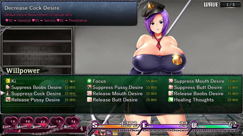 Cumming Gaming: Karryn's prison silent walkthough [PornPlay Hentai game] Ep.10 monster slime dick...