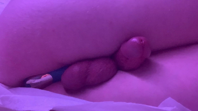 Brashen: No Hands Cumshot From Anal Vibrator