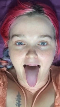 Long Tongue Swirling, Licking, Sucking at You