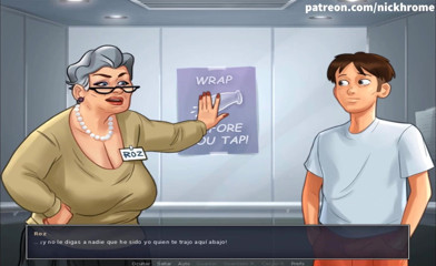 Cartoon Universal: Summertime saga deel 172 - oma toont tieten in het ziekenhuis (Spaanse sub)