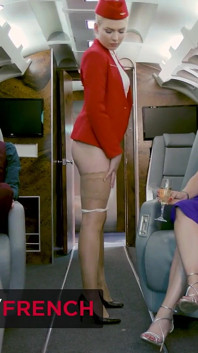Sexe torride dans un avion privé