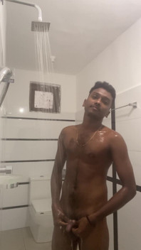 Sri Lankan Teen Boy Showered