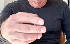 Bating before a BBQ - Super orgasm