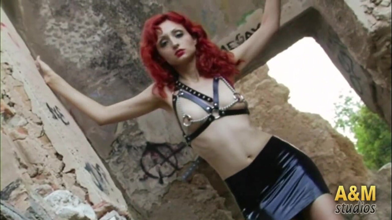 A&M Studios: Redhead with small tits outdoor erotica